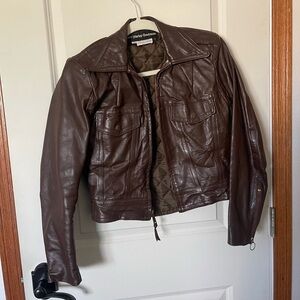 Vintage Harley-Davidson Brown Leather Jacket